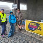 World-Cleanup-Day 2022 bei Regen und Nebel auf dem Gro0en Feldberg im Taunus